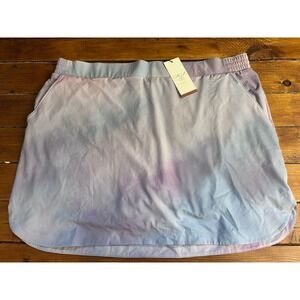 CALIA Birdie Skort Womens XXL Blue Purple Lake Reflection Cool 16" Golf WCG17020